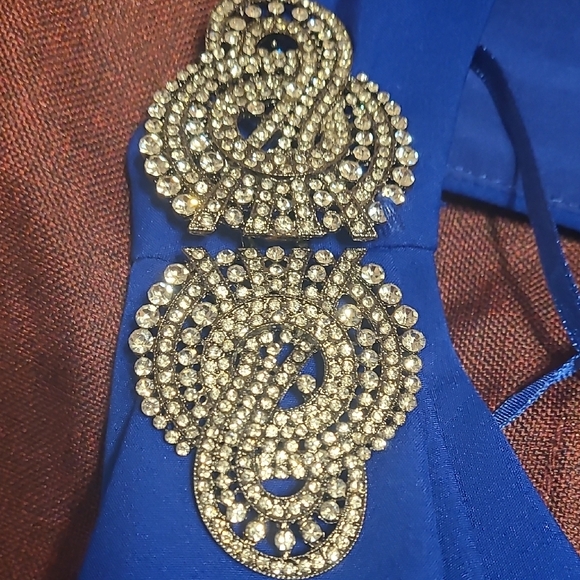 Eliza J Royal Blue Maxi Dress - Picture 5 of 7